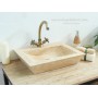 10x40x50cm Traverten Banyo Lavabo Modelleri -DT1461